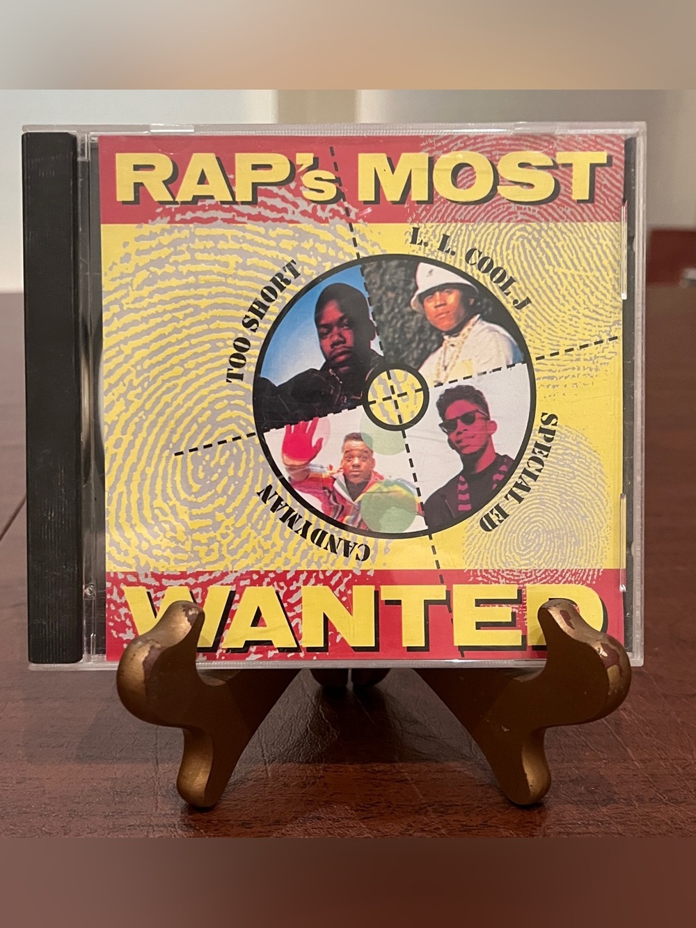 Rap's Most Wanted CD K-Tel Compilation 1991 Hip Hop LL Cool J EPMD Biz Markie